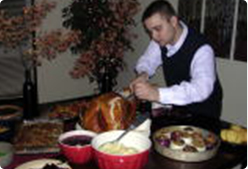 そして、お待ち兼ねのターキー他、感謝祭料理