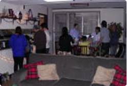 まずはクリスマス料理の数々をいただきました。