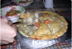 寒い冬に体が温まるチキンポッドパイ＆アップルクリスプ